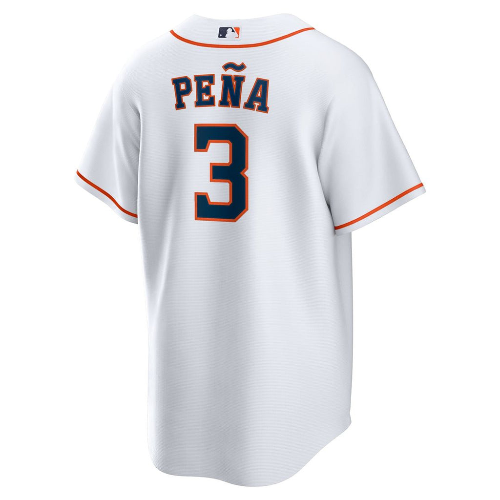 Men's Houston Astros Jeremy Peña White Home Replica MLB Baseball Jersey - view 3