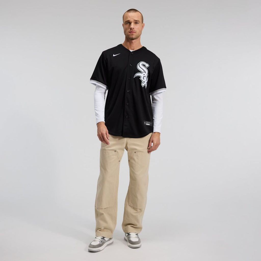Men's Chicago White Sox White Home Replica MLB Baseball Jersey - view 25