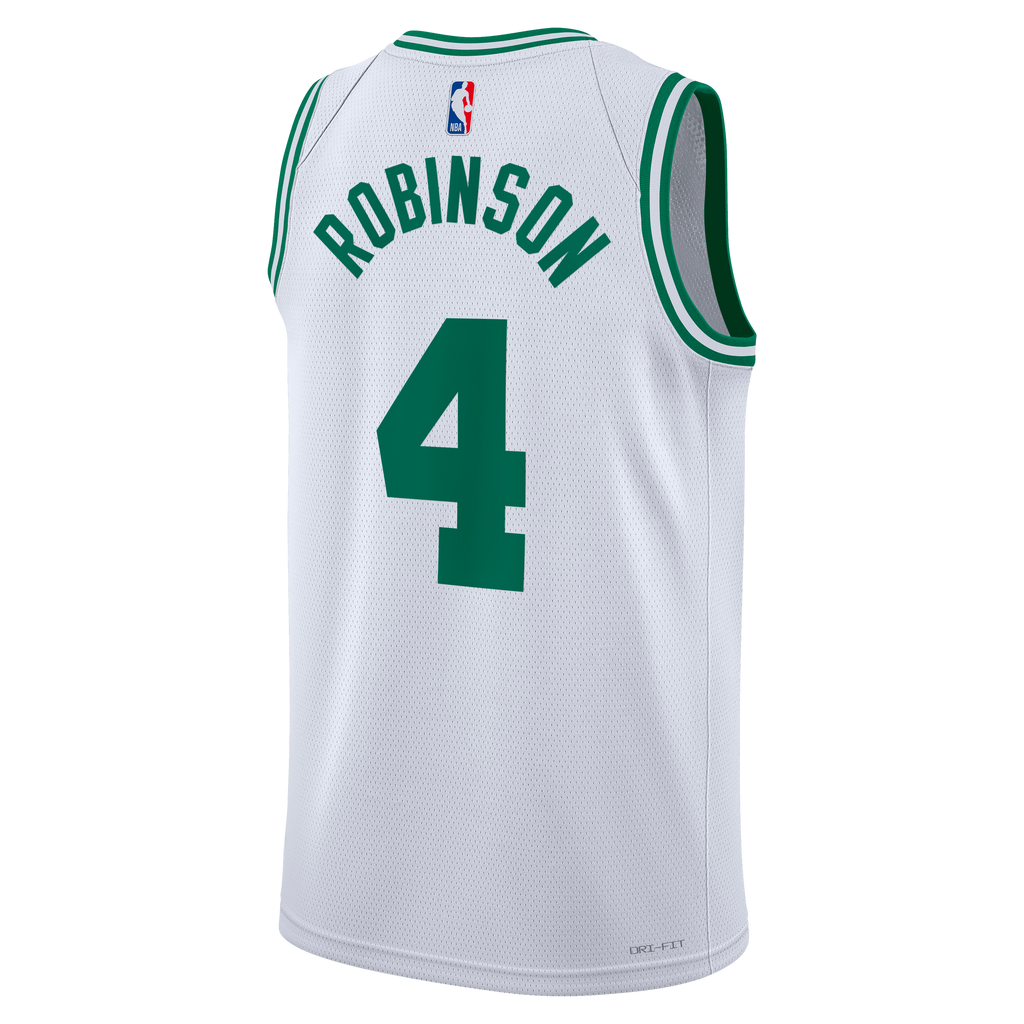 Unisex Mitchell Robinson Boston Celtics Association Edition Swingman NBA Basketball Jersey - White - view 4