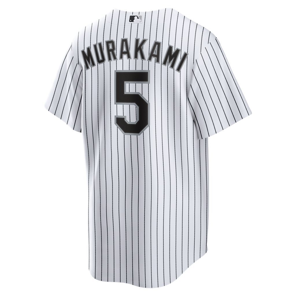 Men's Chicago White Sox Munetaka Murakami White Home Replica MLB Baseball Jersey - view 3