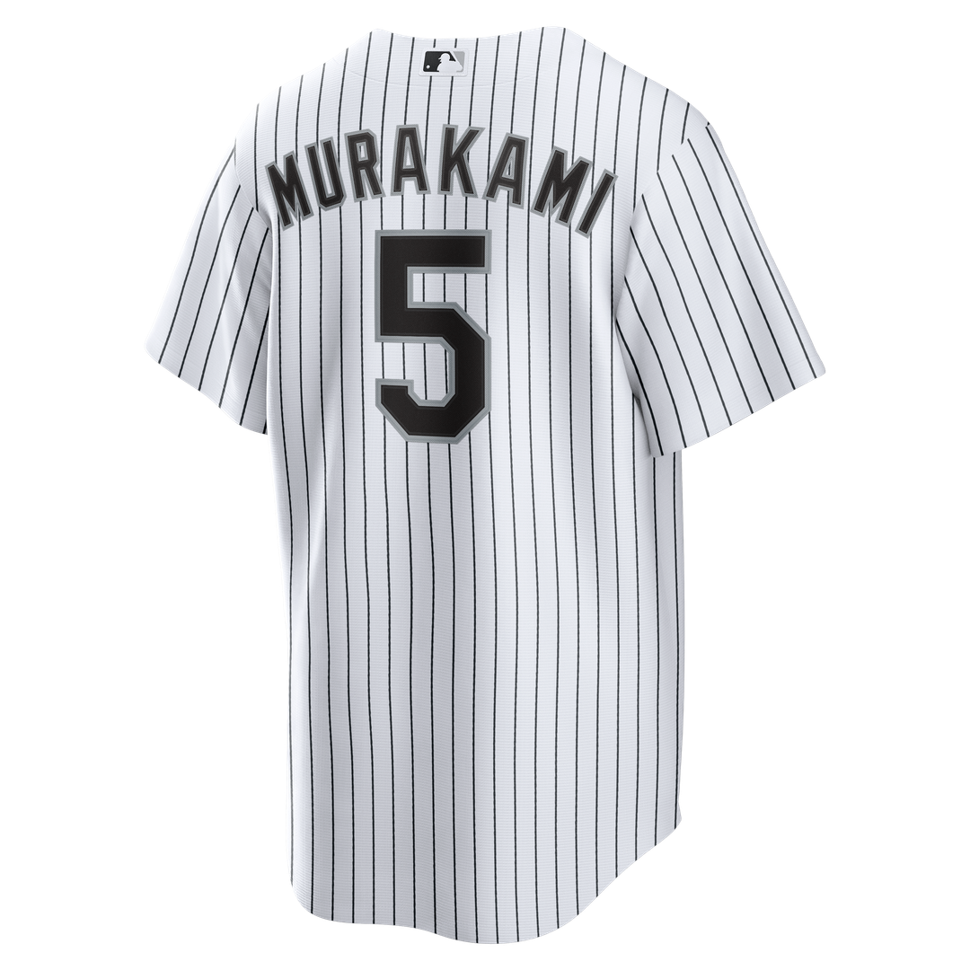 Men's Chicago White Sox Munetaka Murakami White Home Replica MLB Baseball Jersey - view 3