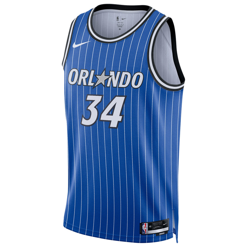 Unisex Wendell Carter Jr. Orlando Magic Replica Icon Edition Swingman NBA Basketball Jersey - Blue - view 3