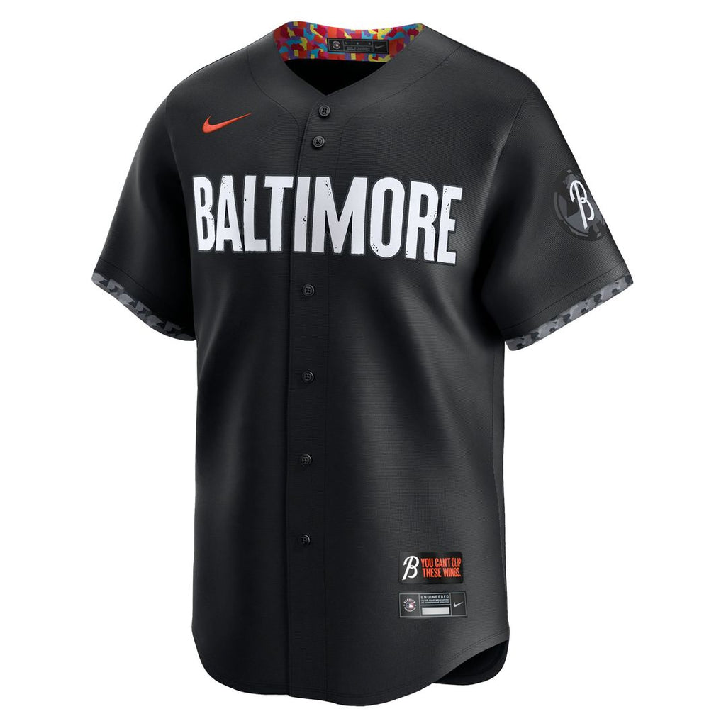 Men's Baltimore Orioles Cal Ripken Jr. Black City Connect Limited MLB Baseball Jersey - view 2