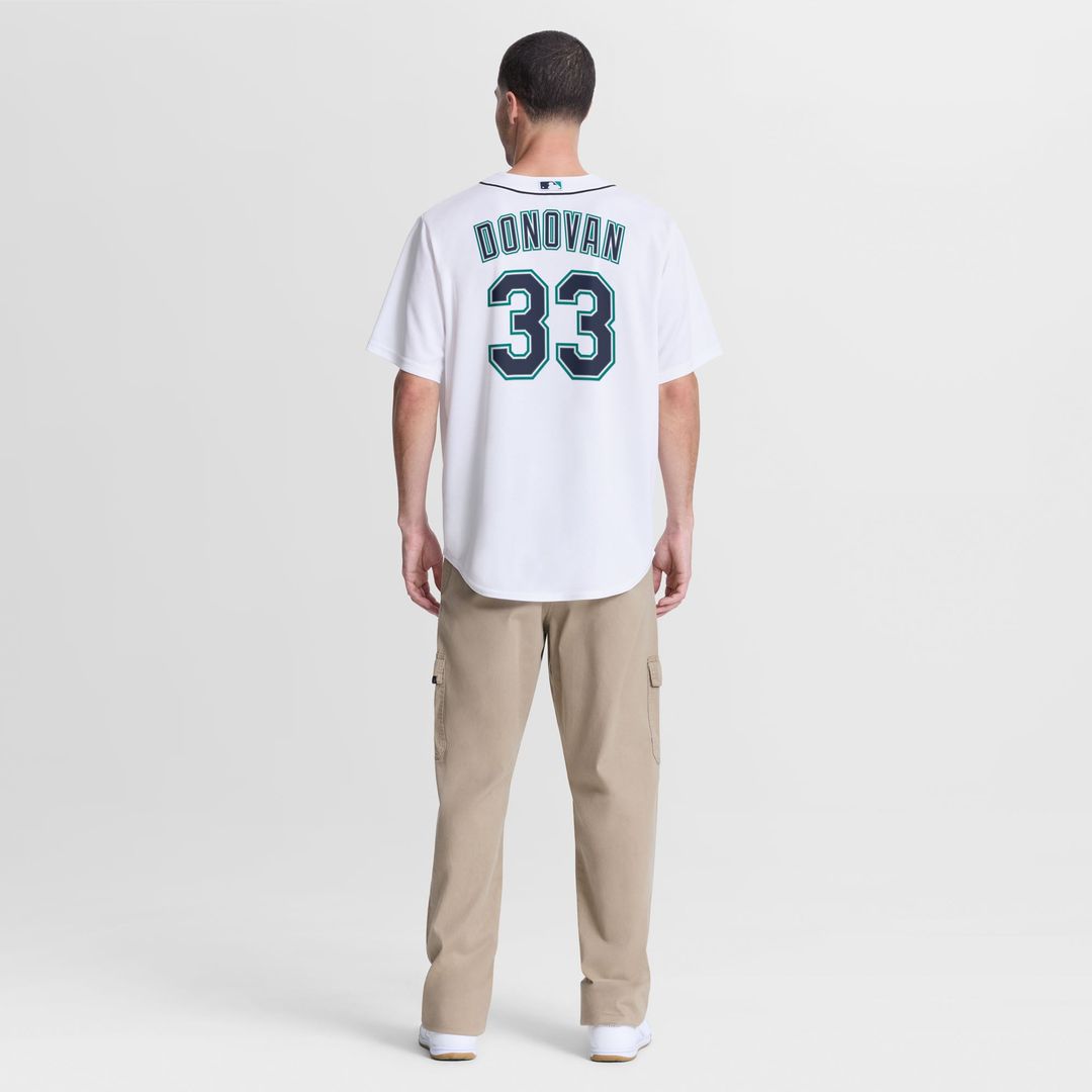 Men's Seattle Mariners Brendan Donovan White Home Replica MLB Baseball Jersey - view 5