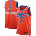 Unisex Oklahoma City Thunder Replica Statement Swingman NBA Basketball Jersey - Shai Gilgeous-Alexander - view 1