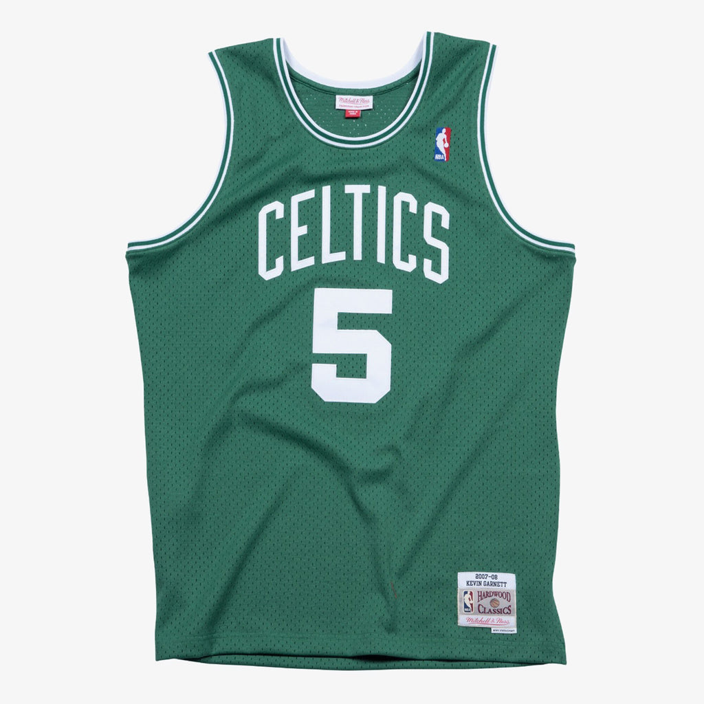 Men's Boston Celtics Swingman NBA Basketball Jersey Road Kevin Garnett 2007-08 - view 2