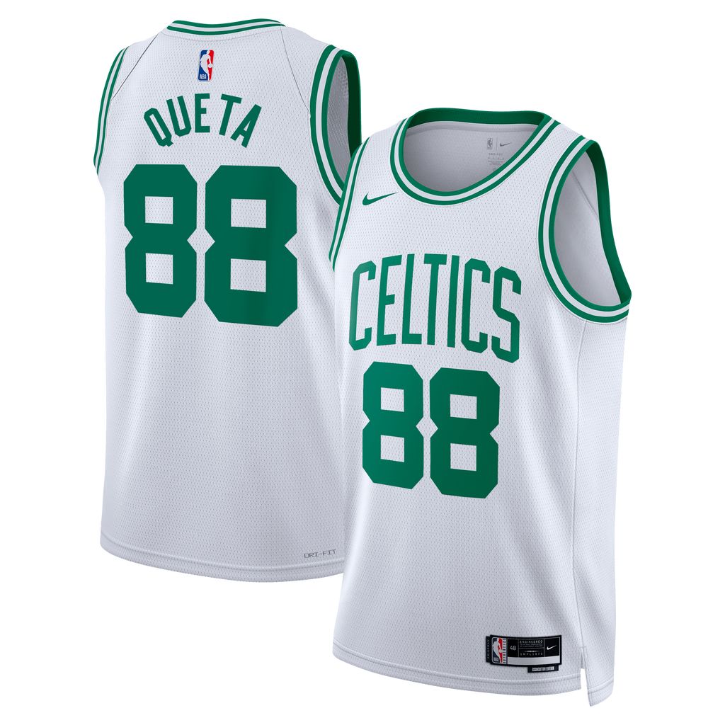 Unisex Neemias Queta Boston Celtics Association Edition Swingman NBA Basketball Jersey - White - view 1