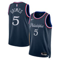 Unisex Quentin Grimes Philadelphia 76ers 2025/26 City Edition Swingman NBA Basketball Jersey - Navy - view 1