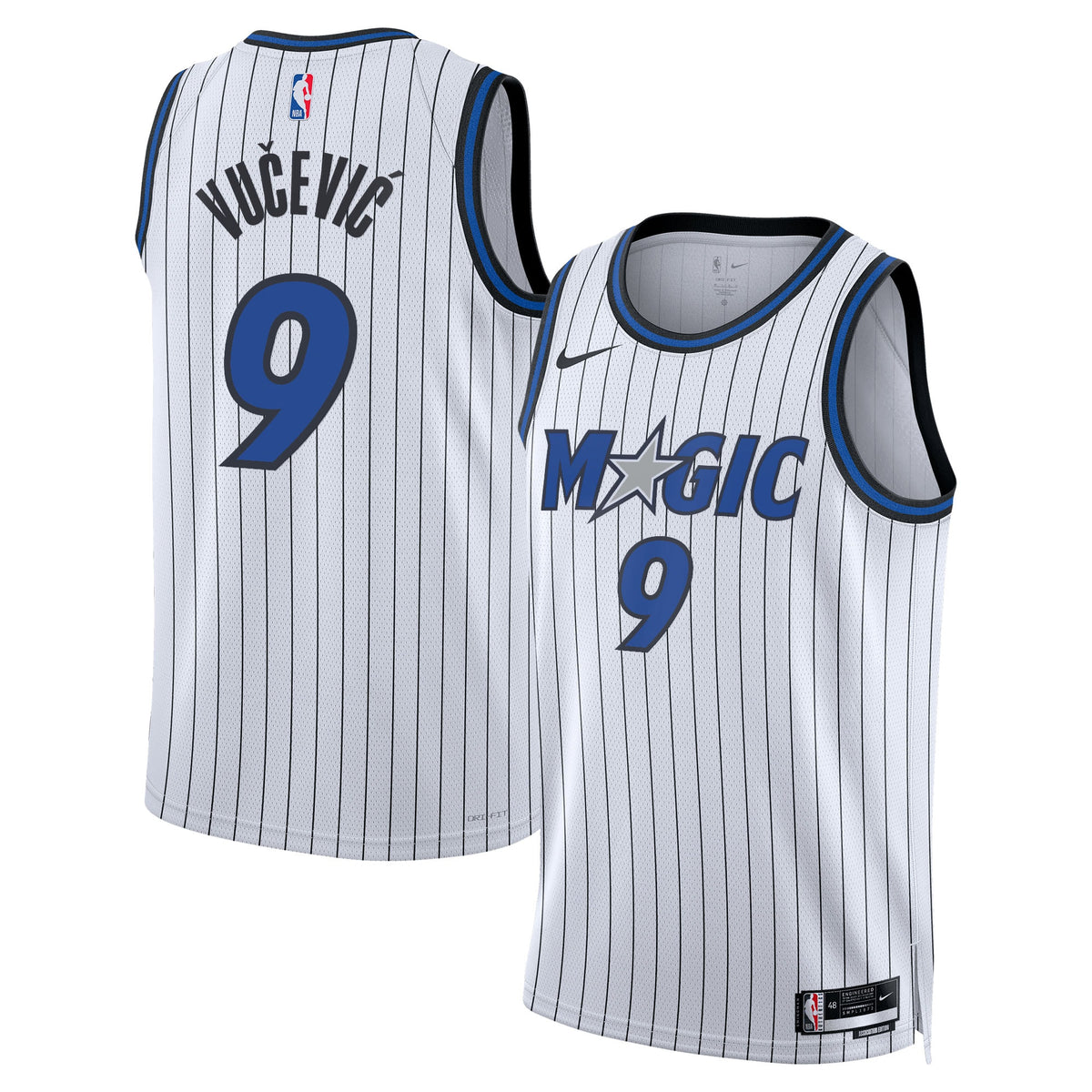 Unisex Nikola Vučević Orlando Magic Replica Association Edition Edition Swingman NBA Basketball Jersey - White - view 1