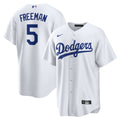 Men's Los Angeles Dodgers Freddie Freeman White Replica MLB Baseball Jersey - view 1