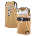 Unisex Carlton Carrington Washington Wizards 2025/26 City Edition Swingman NBA Basketball Jersey - Tan - view 1