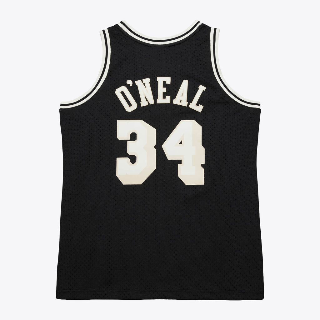 Men's Los Angeles Lakers Off Court Swingman NBA Basketball Jersey Shaquille O'Neal 1996 - view 3