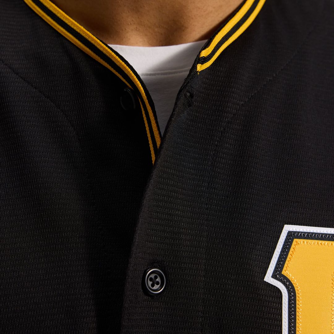Men's Pittsburgh Pirates White Home Replica MLB Baseball Jersey - view 18