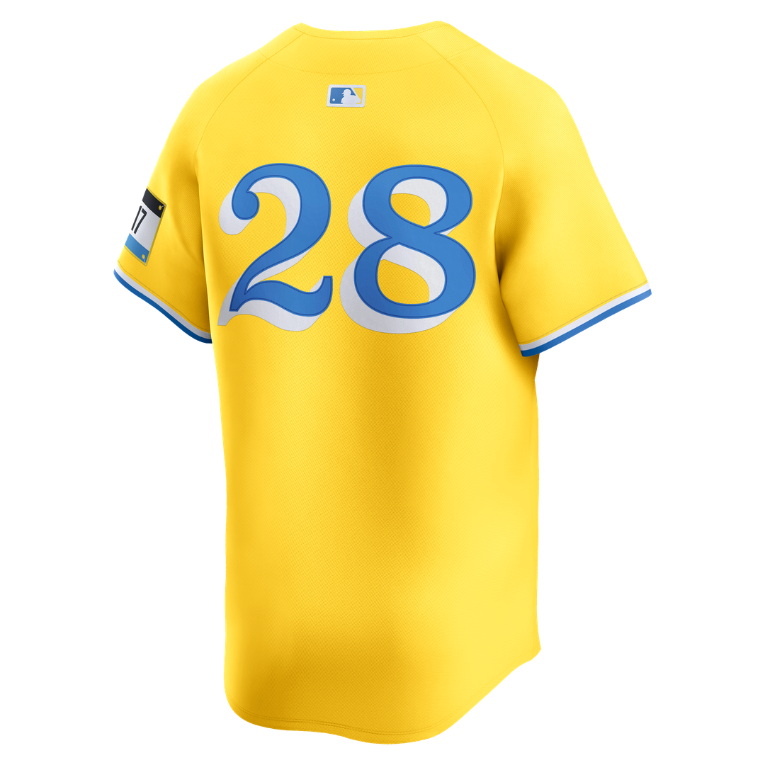 Men's Boston Red Sox Kristian Campbell Gold Alternate Limited MLB Baseball Jersey - view 3