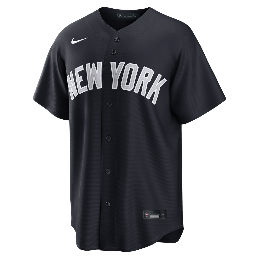 Men's New York Yankees Navy Alternate Replica MLB Baseball Jersey - view 2