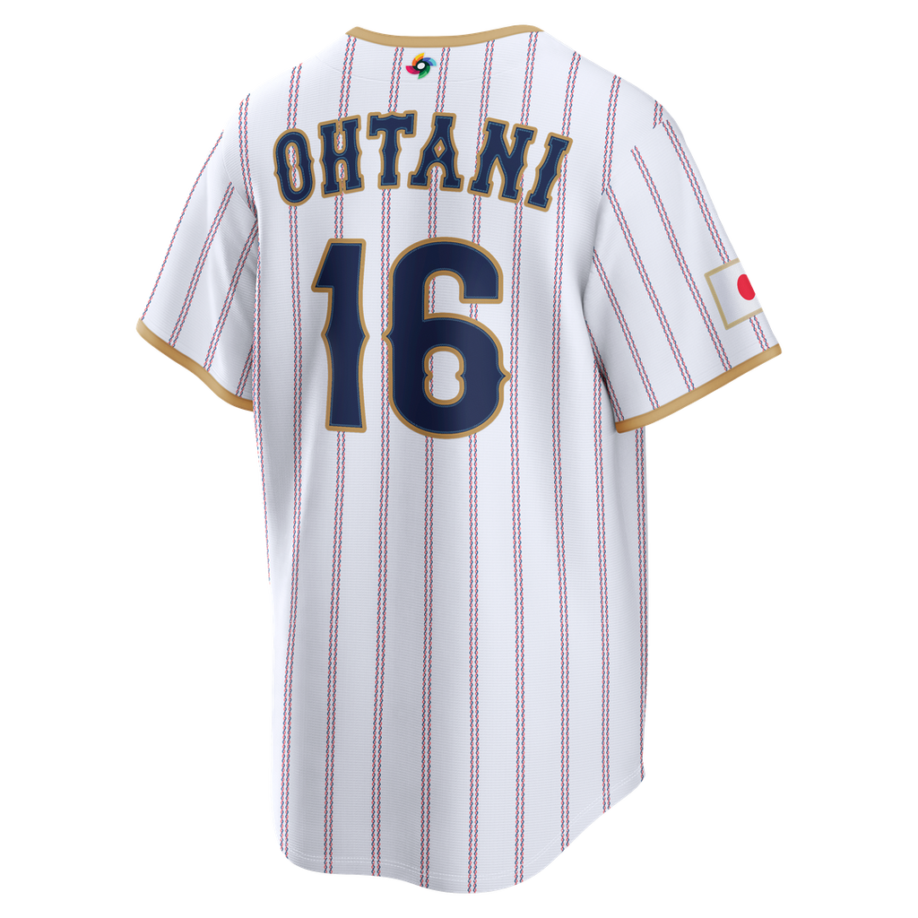 Men's Japan Baseball Shohei Ohtani White 2026 World Baseball Classic Home Stadium MLB Baseball Jersey - view 3
