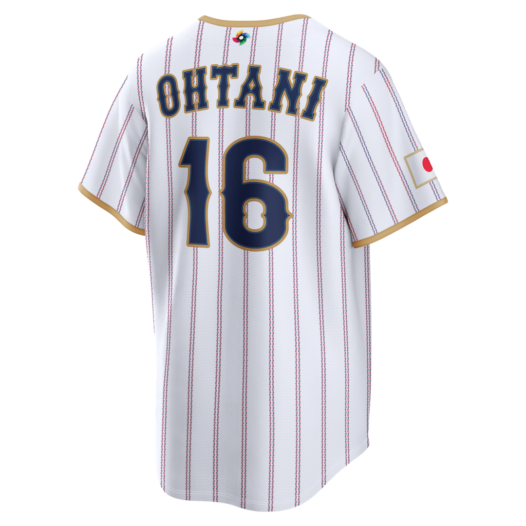 Men's Japan Baseball Shohei Ohtani White 2026 World Baseball Classic Home Stadium MLB Baseball Jersey - view 3