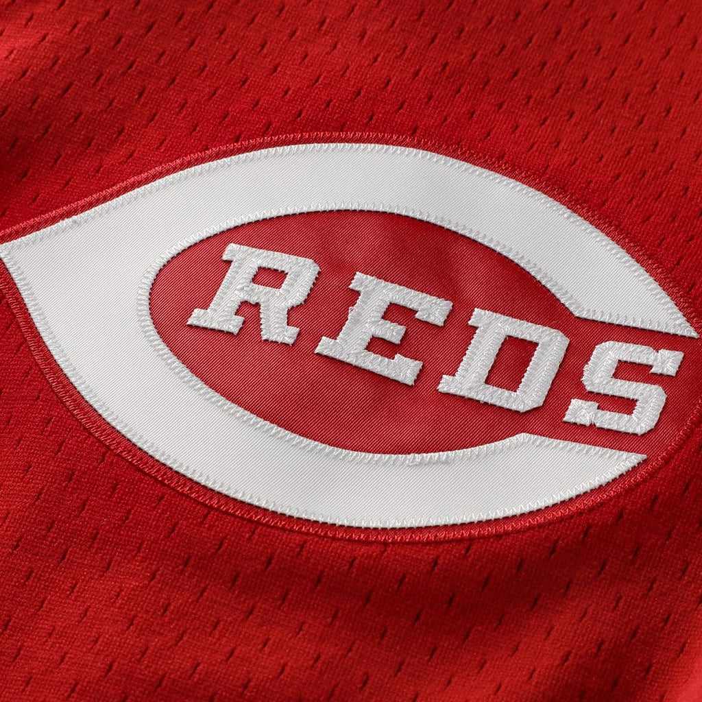 Men's Cincinnati Reds Johnny Bench Red Cooperstown Collection Big & Tall Mesh Batting Practice MLB Baseball Jersey - view 4