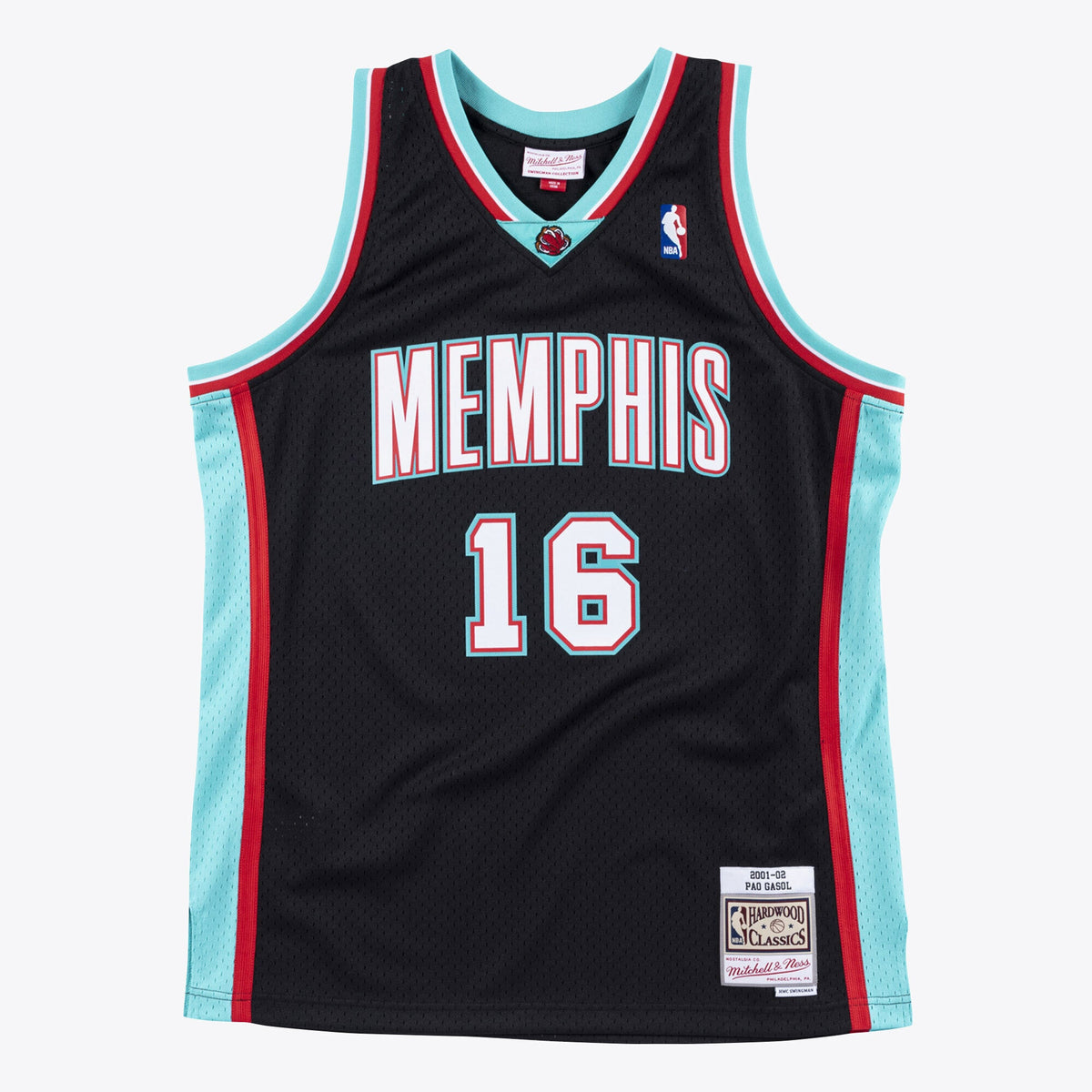 Men's Memphis Grizzlies Swingman NBA Basketball Jersey Pau Gasol 2001-02 - view 1