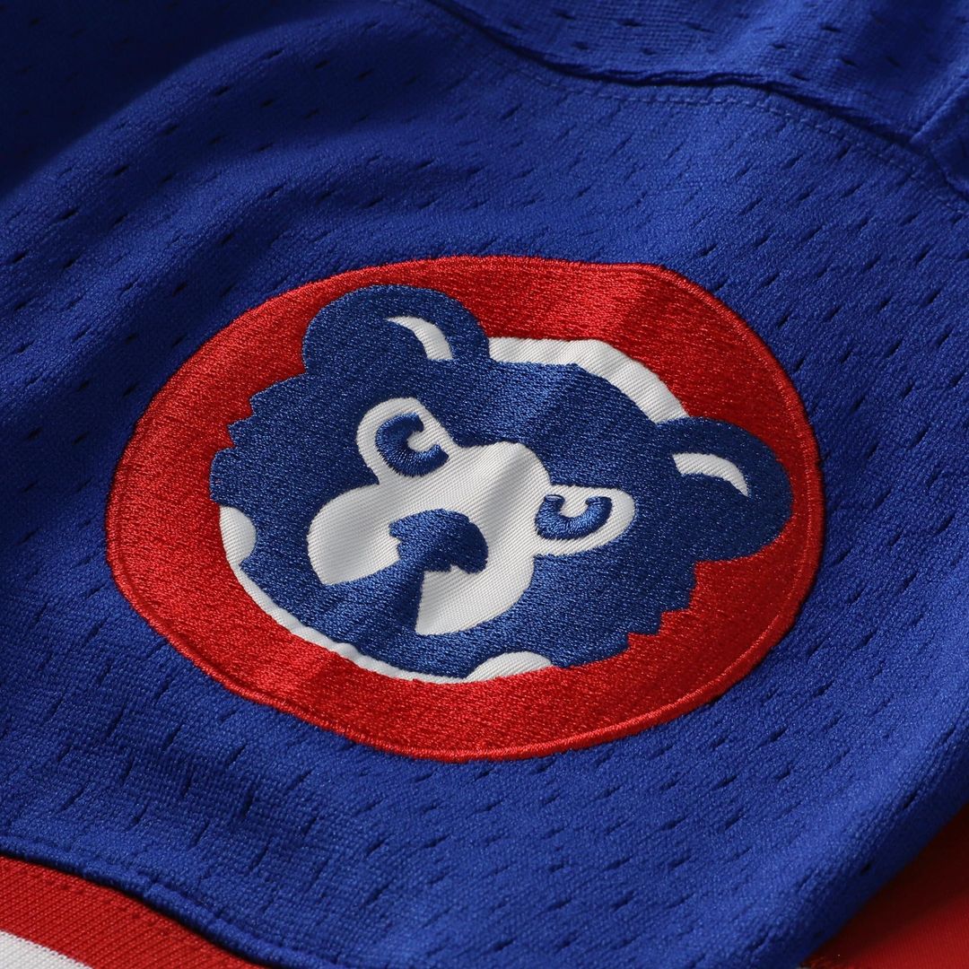 Men's Chicago Cubs Ryne Sandberg Royal Cooperstown Collection 1996 Mesh Batting Practice Button-Up MLB Baseball Jersey - view 5