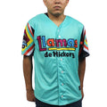 Men's Hickory Crawdads Teal Copa Replica MLB Baseball Jersey - view 1
