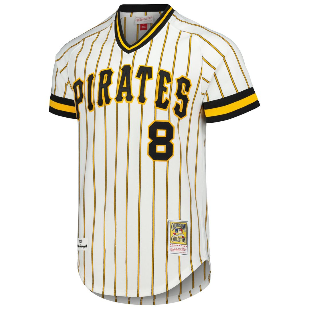 Men's Pittsburgh Pirates Willie Stargell White Cooperstown Collection 1979 MLB Baseball Jersey - view 9