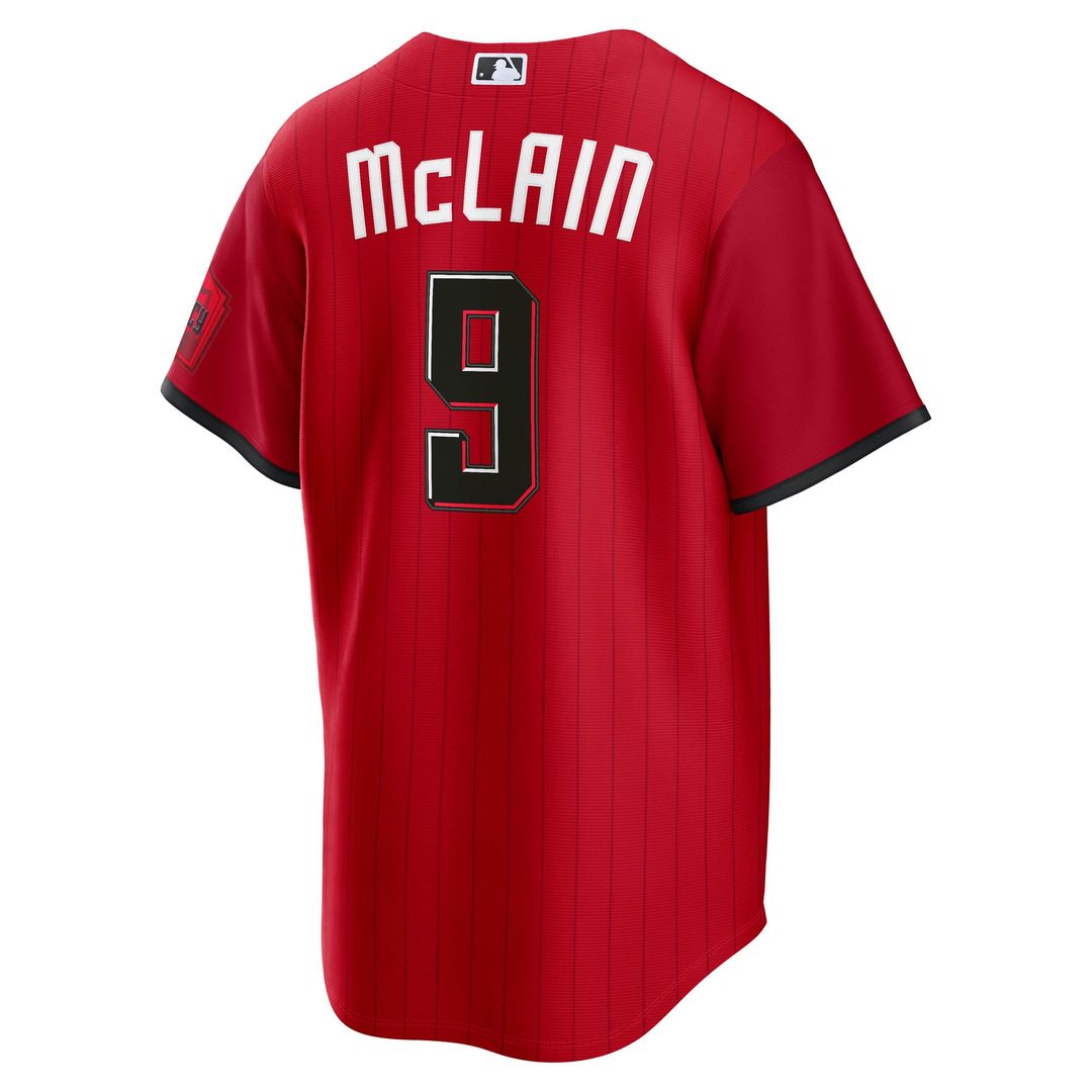 Men's Cincinnati Reds Matt McLain Red 2026 City Connect Stadium MLB Baseball Jersey - view 3