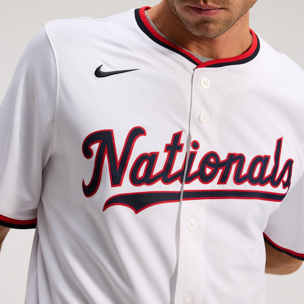 Men's Washington Nationals Dylan Crews White Home Limited MLB Baseball Jersey - view 10