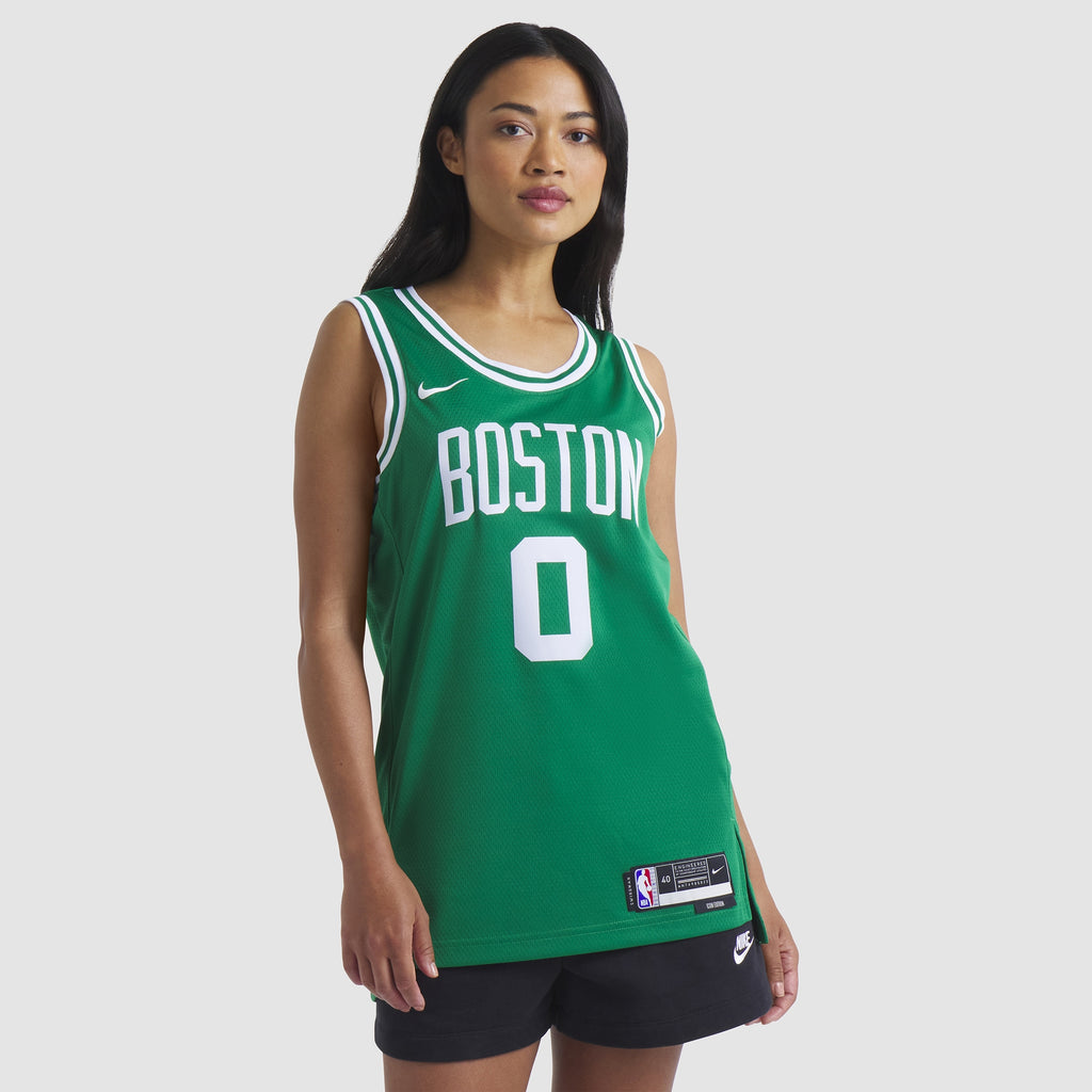 Unisex Jayson Tatum Boston Celtics Icon Edition Swingman NBA Basketball Jersey - Kelly Green - view 4