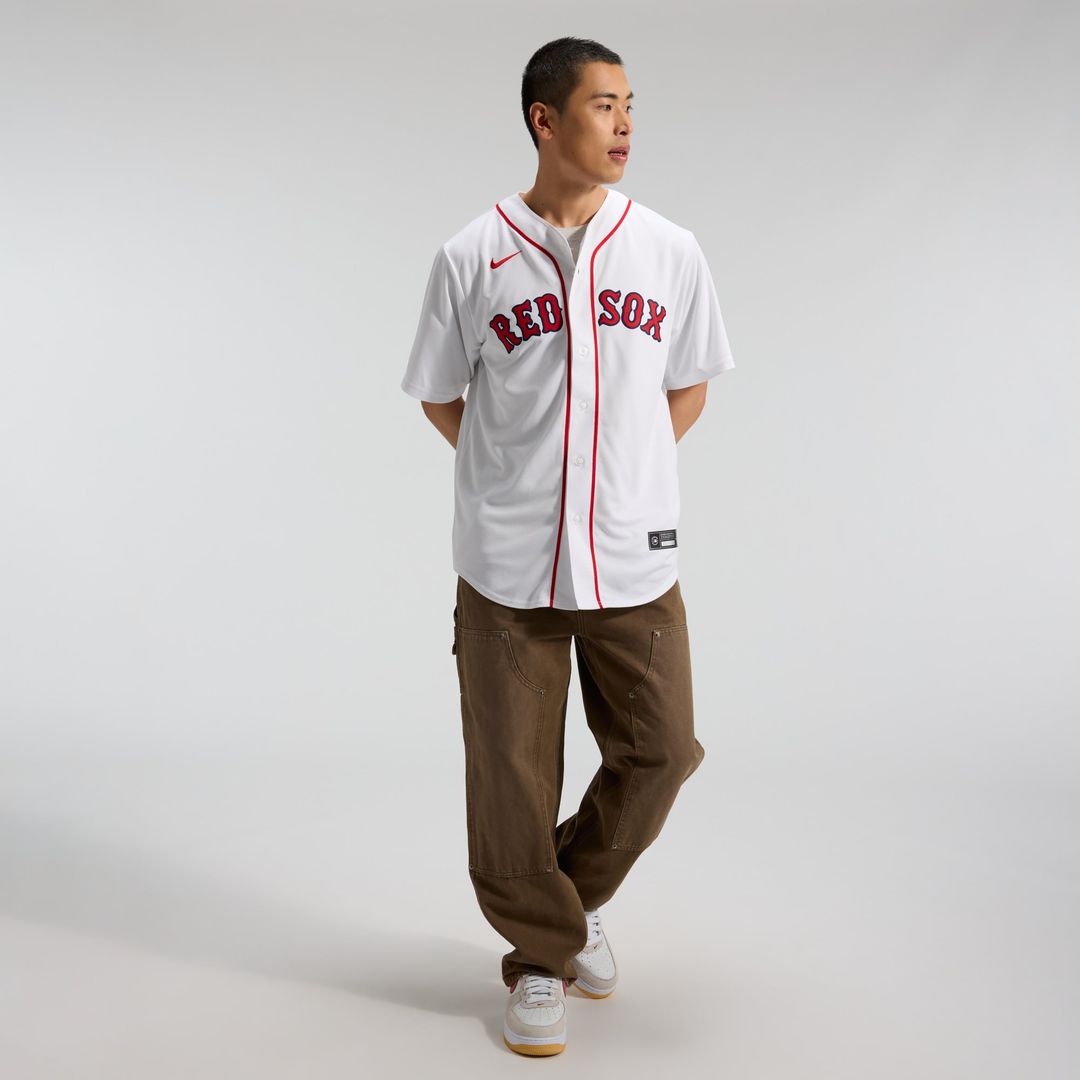 Men's Boston Red Sox Roman Anthony White Home Replica MLB Baseball Jersey - view 4