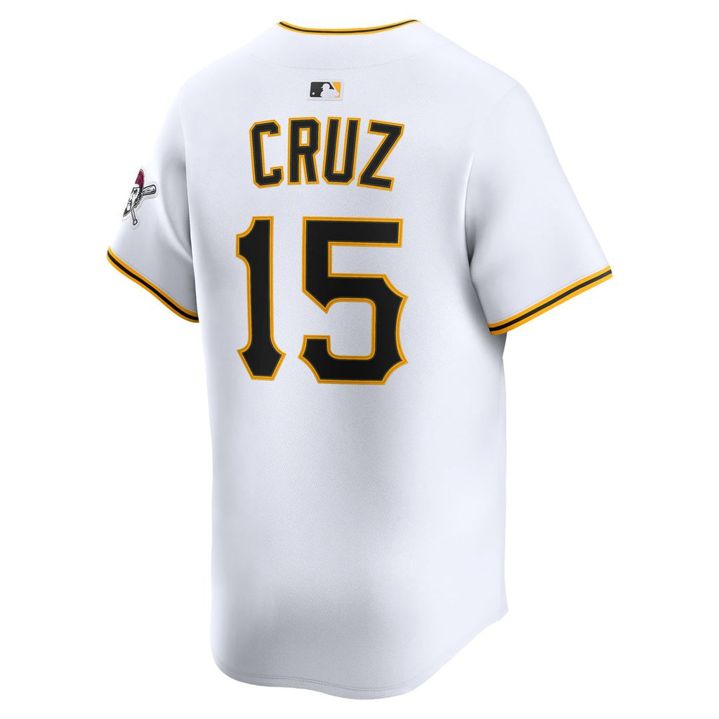 Men's Pittsburgh Pirates Oneil Cruz White Home Limited MLB Baseball Jersey - view 3