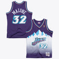 Men's Utah Jazz Karl Malone 1996 Swingman Road NBA Basketball Jersey - Purple - view 1