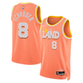 Unisex Dennis Schröder Cleveland Cavaliers 2025/26 City Edition Swingman NBA Basketball Jersey - Orange - view 1