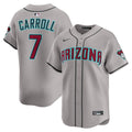 Men's Arizona Diamondbacks Corbin Carroll Gray Road Limited MLB Baseball Jersey - view 4