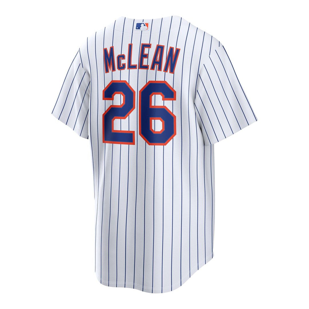 Men's New York Mets Nolan McLean White Home Replica MLB Baseball Jersey - view 3