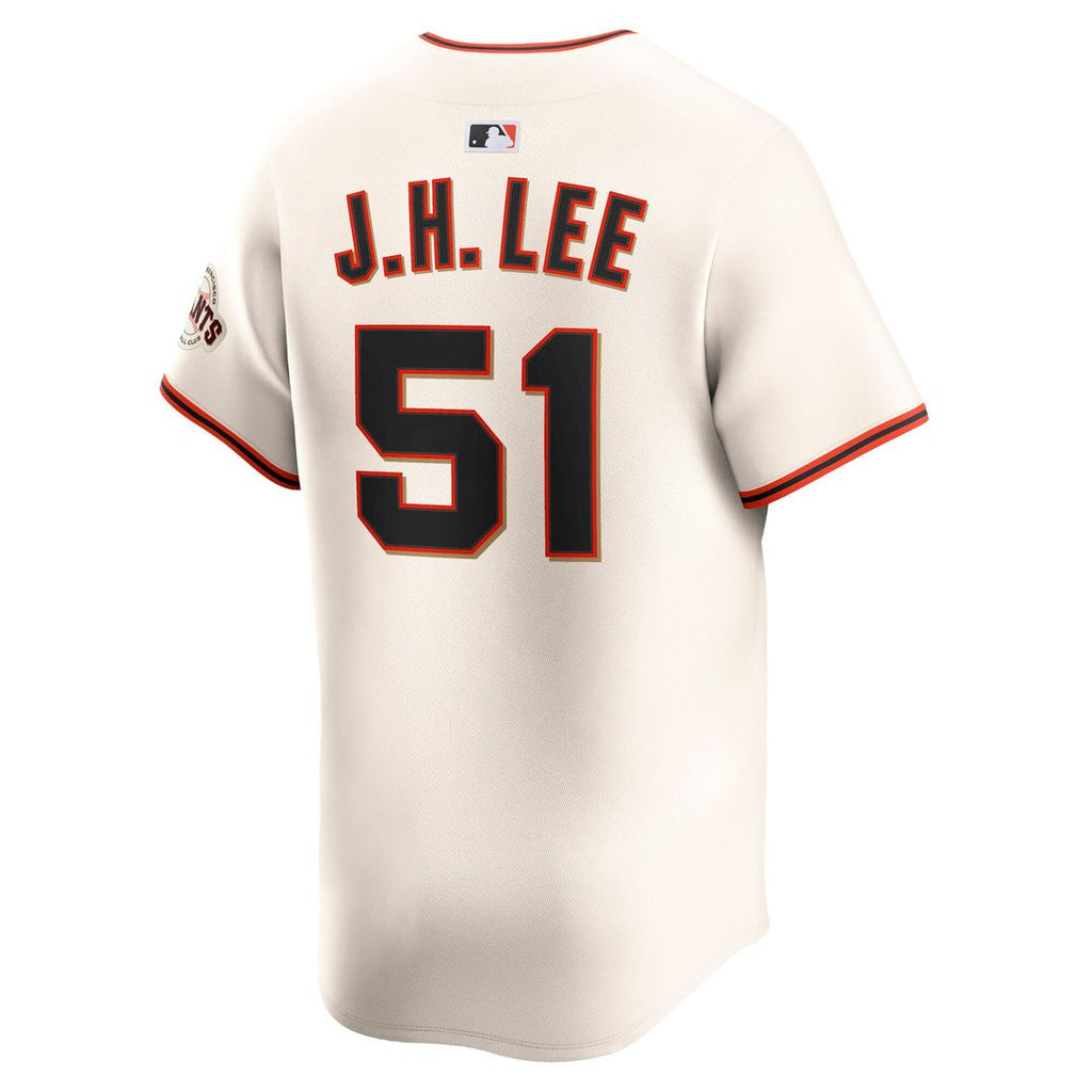 Men's San Francisco Giants Jung Hoo Lee Black Alternate Limited MLB Baseball Jersey - view 9