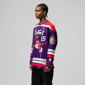 Unisex Unisex Vince Carter Purple Toronto Raptors Maxxed Out Fashion Hockey NBA Basketball Jersey - view 1