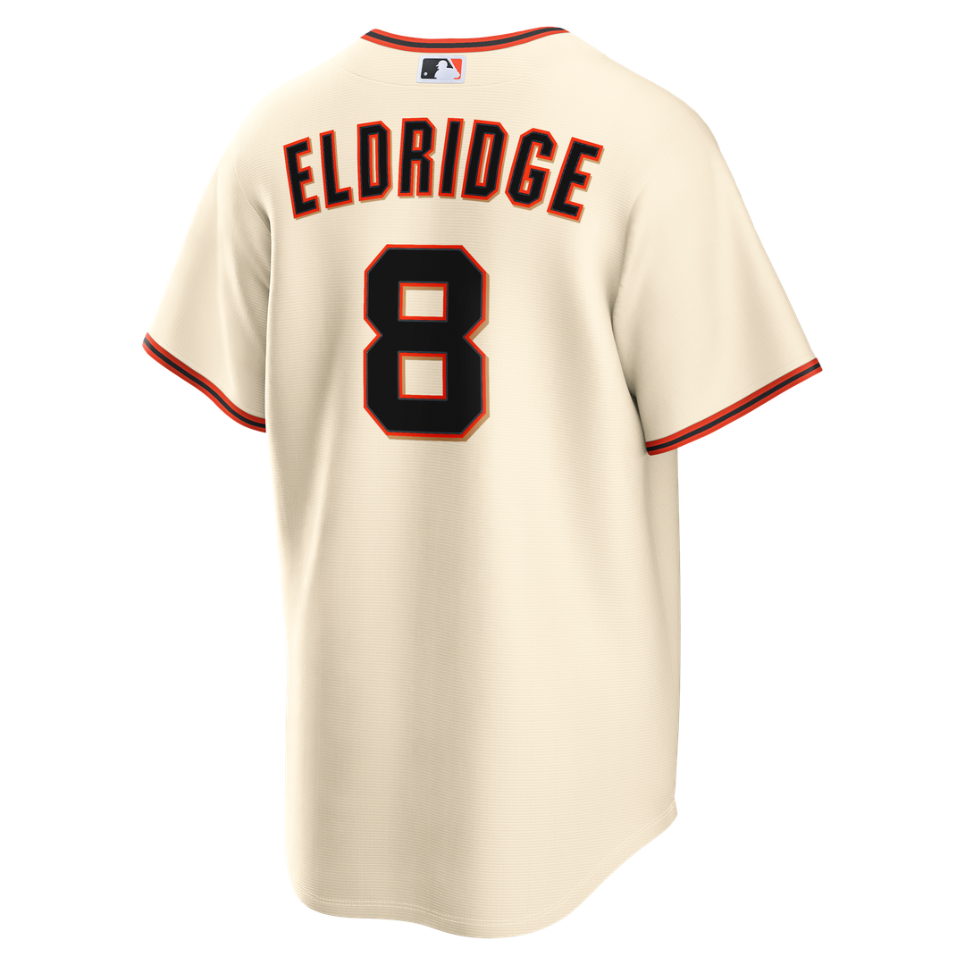 Men's San Francisco Giants Bryce Eldridge Cream Home Replica MLB Baseball Jersey - view 3
