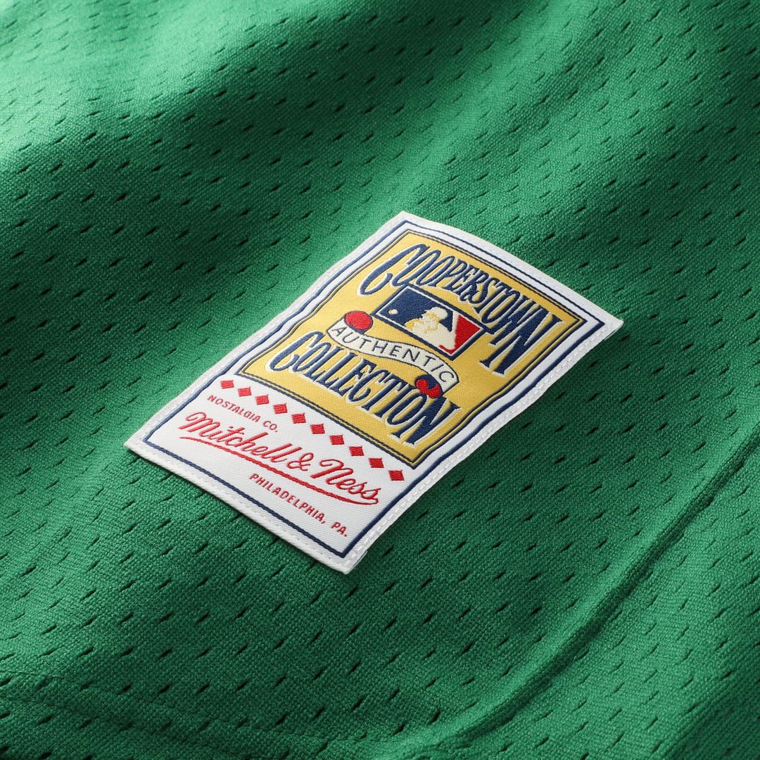 Men's Boston Red Sox David Ortiz Kelly Green Big & Tall Cooperstown Collection Mesh Batting Practice MLB Baseball Jersey - view 7