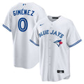 Men's Toronto Blue Jays Andres Gimenez White Home Replica MLB Baseball Jersey - view 1
