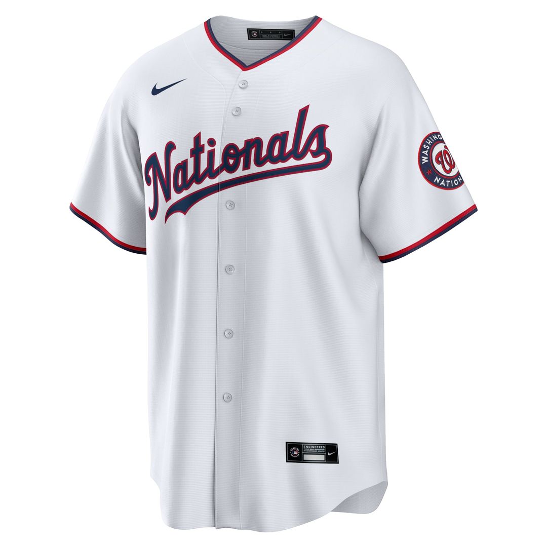 Men's Washington Nationals Stephen Strasburg White Home Replica MLB Baseball Jersey - view 2