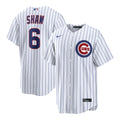 Men's Chicago Cubs Matt Shaw White Home Replica MLB Baseball Jersey - view 1