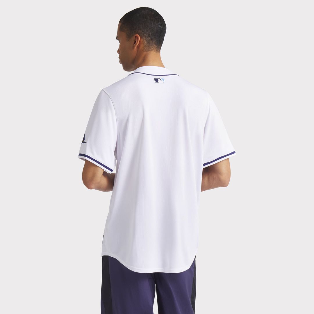 Men's Tampa Bay Rays White Home Limited MLB Baseball Jersey - view 6