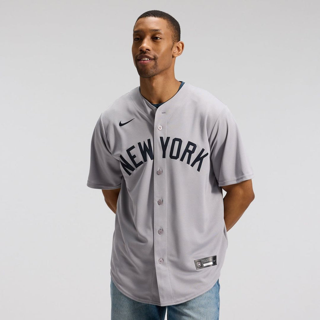 Men's New York Yankees Gerrit Cole Gray Road Replica MLB Baseball Jersey - view 2