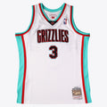 Men's Vancouver Grizzlies Shareef Abdur-Rahim 2000 Swingman NBA Basketball Jersey - White - view 1