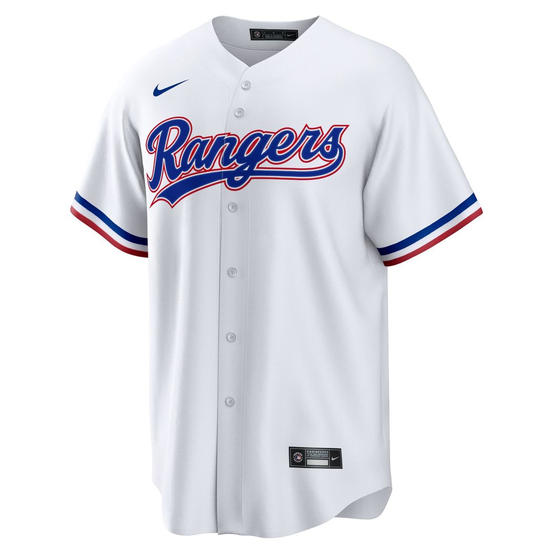 Men's Texas Rangers Marcus Semien White Home Replica MLB Baseball Jersey - view 2