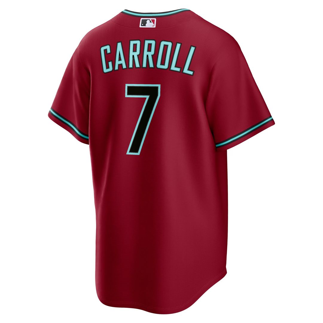 Men's Arizona Diamondbacks Corbin Carroll Gray Road Replica MLB Baseball Jersey - view 36