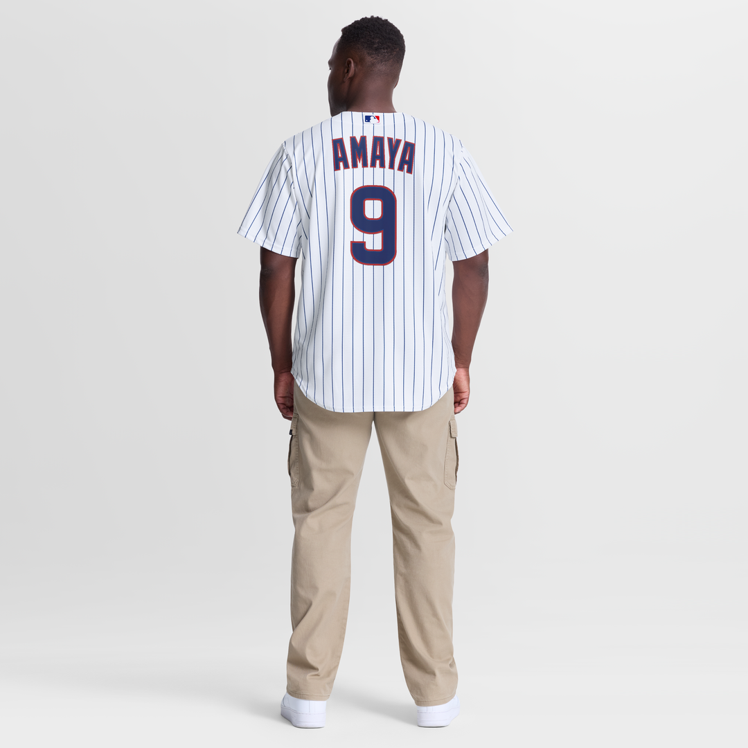 Men's Chicago Cubs Miguel Amaya White Home Replica MLB Baseball Jersey - view 5