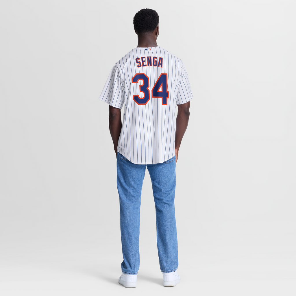 Men's New York Mets Kodai Senga White Home Replica MLB Baseball Jersey - view 5