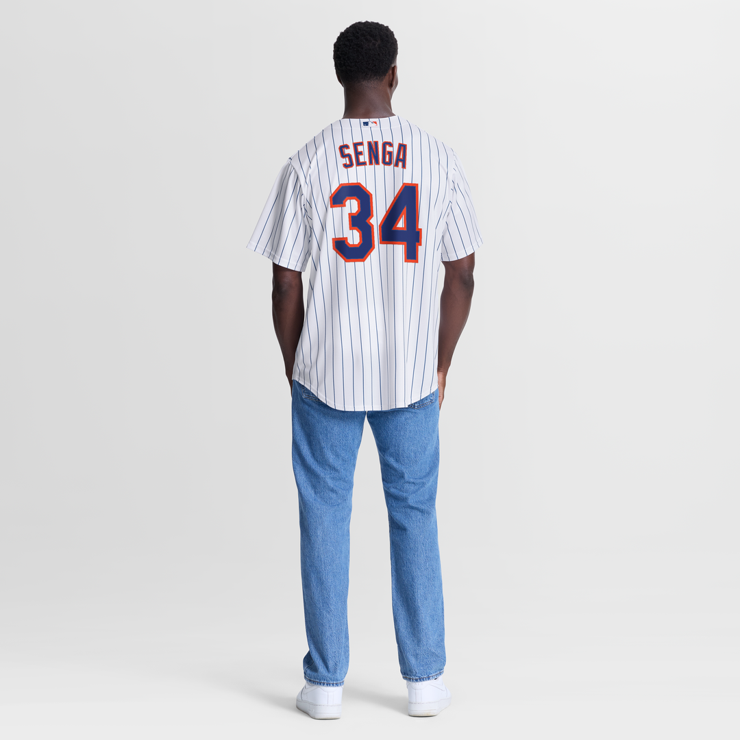 Men's New York Mets Kodai Senga White Home Replica MLB Baseball Jersey - view 5